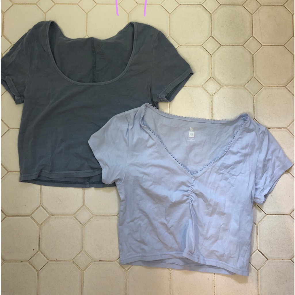 Pacsun Cropped Basic Tees